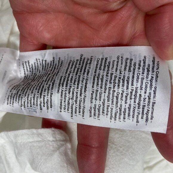 NEW Vero Moda White Mini Skirt Must Have Size Small Minimalist Summer Beach Boho - Picture 8 of 12